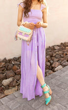 Soft Serenity Handmade Crochet Purse-handbags-Krush Kandy, Women's Online Fashion Boutique Located in Phoenix, Arizona (Scottsdale Area)