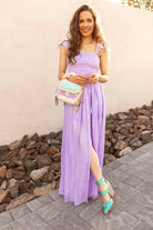 Picture Perfect Smocked Two-Piece Set-2 Piece Outfit Sets-Krush Kandy, Women's Online Fashion Boutique Located in Phoenix, Arizona (Scottsdale Area)