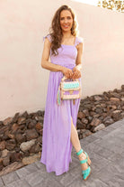 Soft Serenity Handmade Crochet Purse-handbags-Krush Kandy, Women's Online Fashion Boutique Located in Phoenix, Arizona (Scottsdale Area)