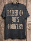Raised on 90's Country Mineral Washed Graphic Tee