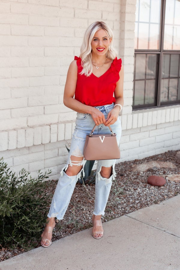 RISEN | Let's Get Brunch High-Rise Straight Jeans | PLUS/REG-Jeans-Krush Kandy, Women's Online Fashion Boutique Located in Phoenix, Arizona (Scottsdale Area)