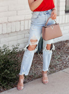 RISEN | Let's Get Brunch High-Rise Straight Jeans | PLUS/REG-Jeans-Krush Kandy, Women's Online Fashion Boutique Located in Phoenix, Arizona (Scottsdale Area)