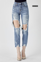 RISEN | Let's Get Brunch High-Rise Straight Jeans | PLUS/REG-Jeans-Krush Kandy, Women's Online Fashion Boutique Located in Phoenix, Arizona (Scottsdale Area)