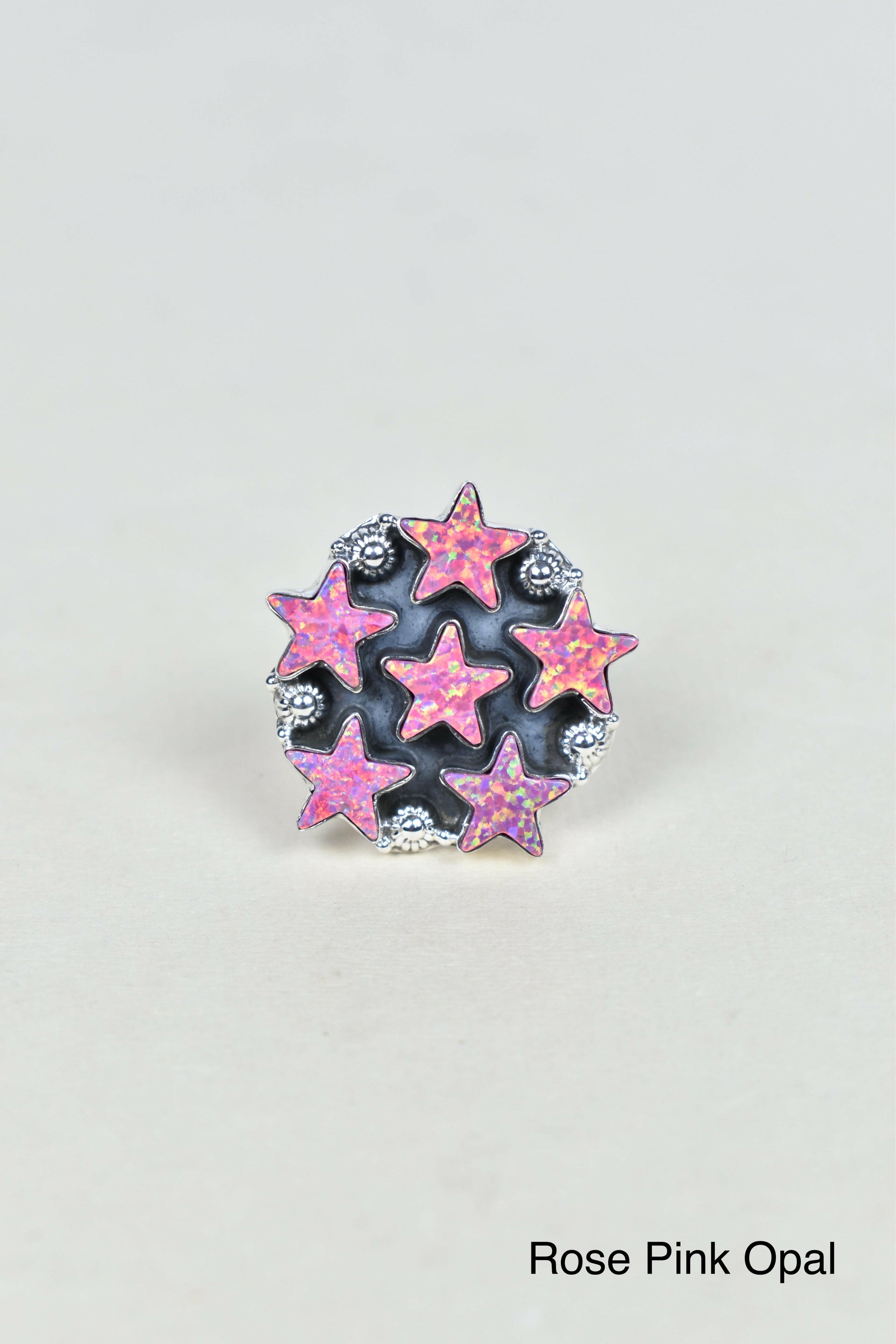 5 Star General Sterling Silver Ring-Cluster Rings-Krush Kandy, Women's Online Fashion Boutique Located in Phoenix, Arizona (Scottsdale Area)