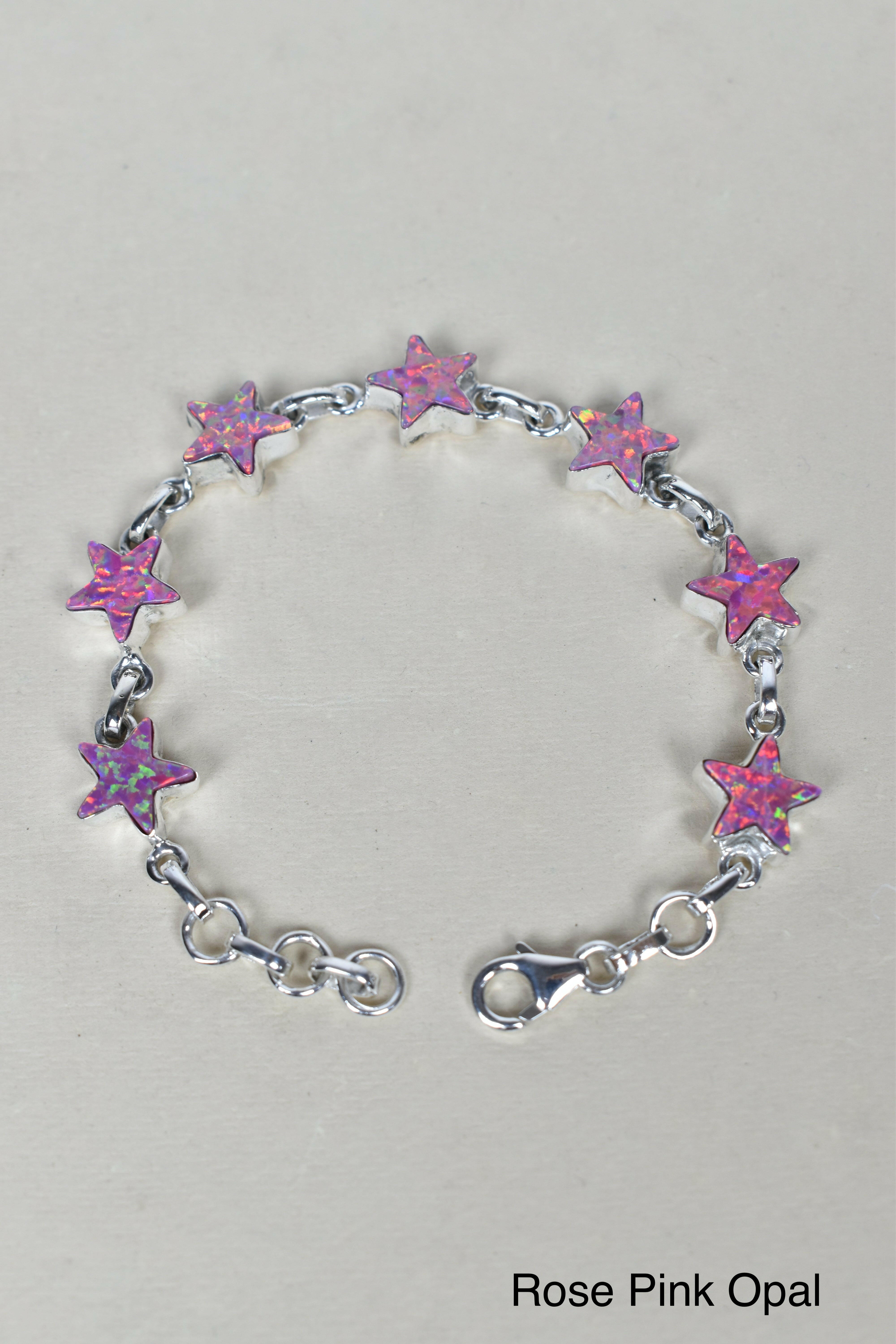 7 Star General Sterling Silver Bracelet-Gemstone Bracelets-Krush Kandy, Women's Online Fashion Boutique Located in Phoenix, Arizona (Scottsdale Area)