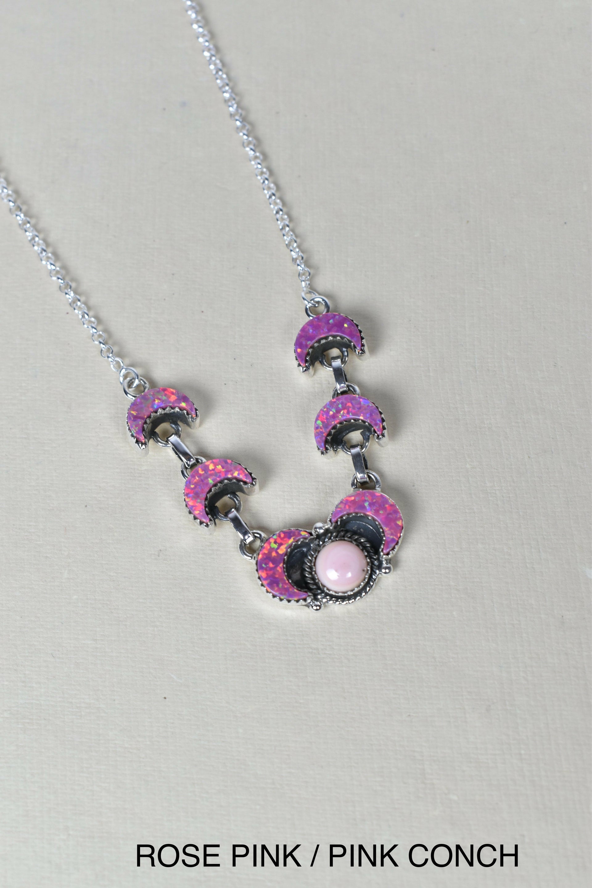 Lunar Crescent Necklace-Chain Necklaces-Krush Kandy, Women's Online Fashion Boutique Located in Phoenix, Arizona (Scottsdale Area)