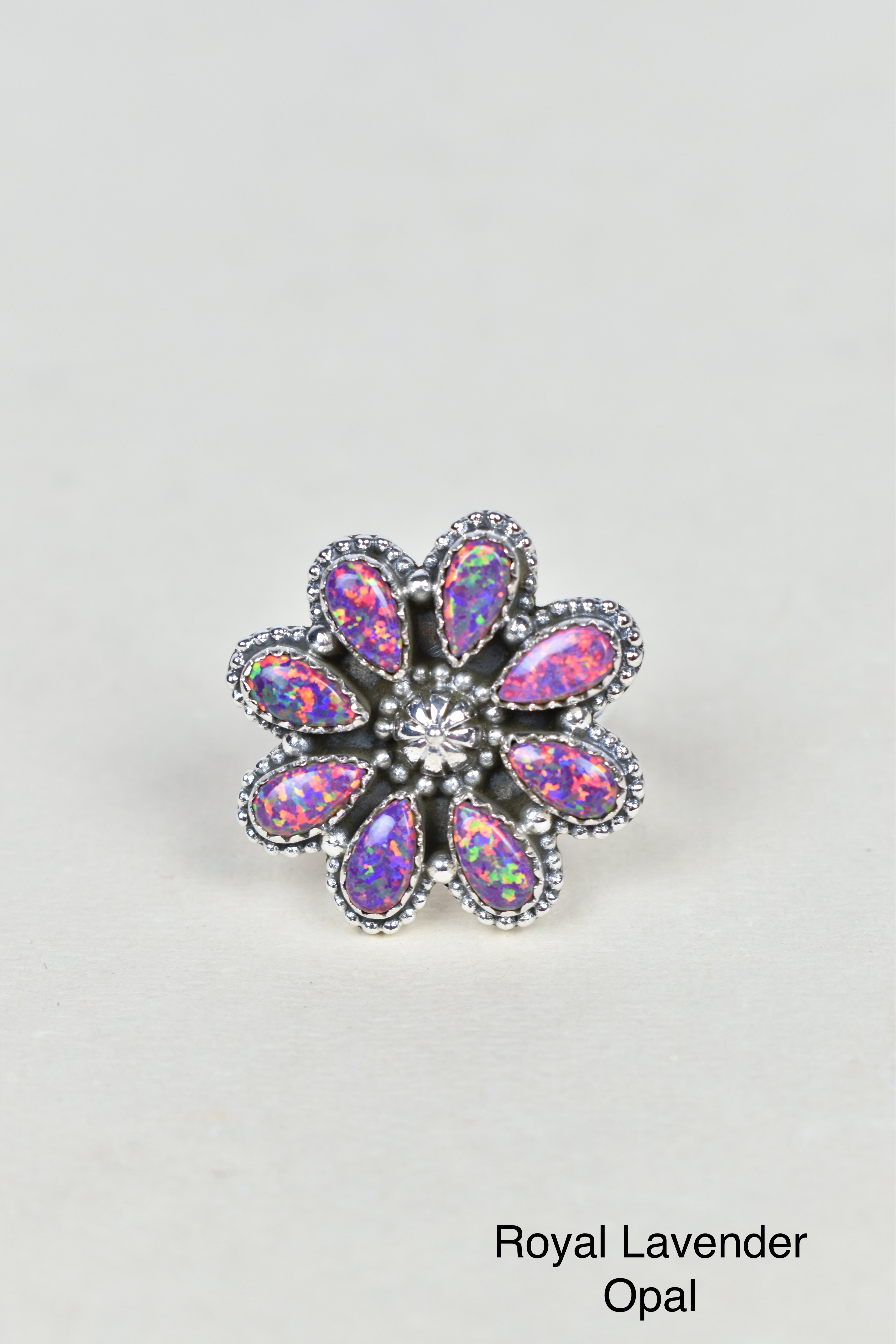 A Daisy A Day Keeps The Blues Away Ring-Cluster Rings-Krush Kandy, Women's Online Fashion Boutique Located in Phoenix, Arizona (Scottsdale Area)