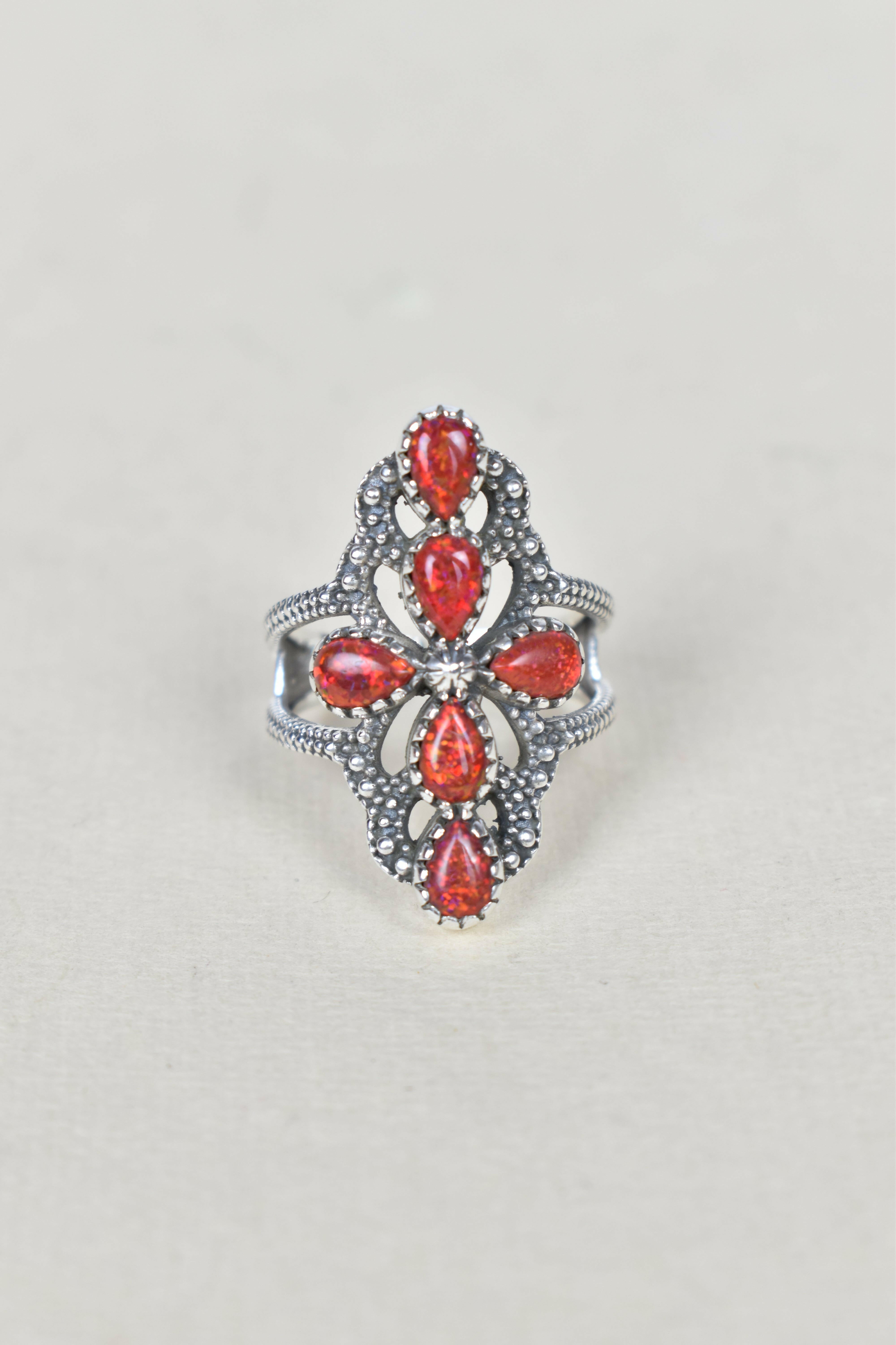 Victoria Sterling Silver Stone Crawler Ring-Crawler Rings-Krush Kandy, Women's Online Fashion Boutique Located in Phoenix, Arizona (Scottsdale Area)