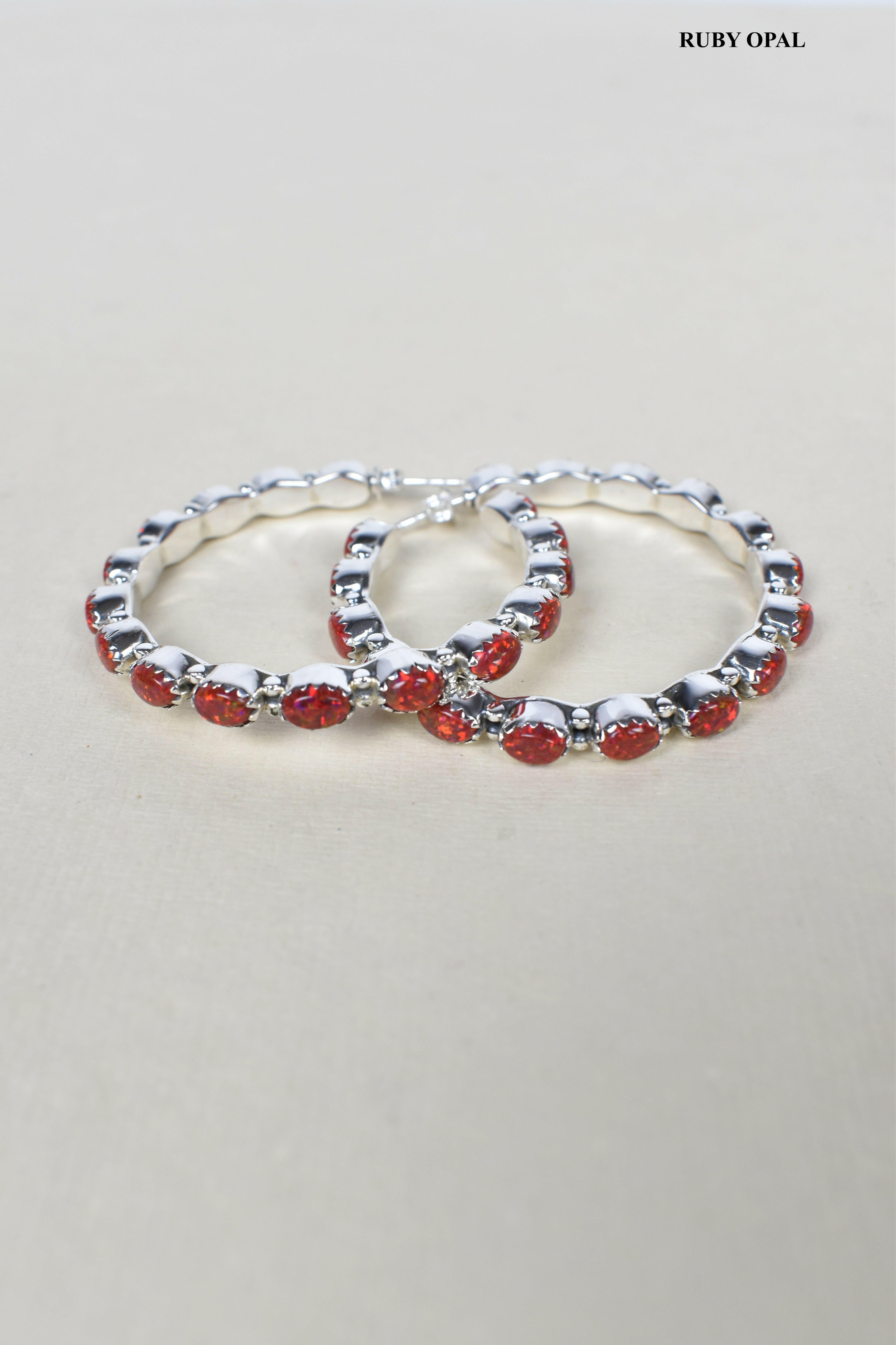 Tiffany Sterling Silver Hoop Earrings | PREORDER NOW OPEN-Hoop Earrings-Krush Kandy, Women's Online Fashion Boutique Located in Phoenix, Arizona (Scottsdale Area)
