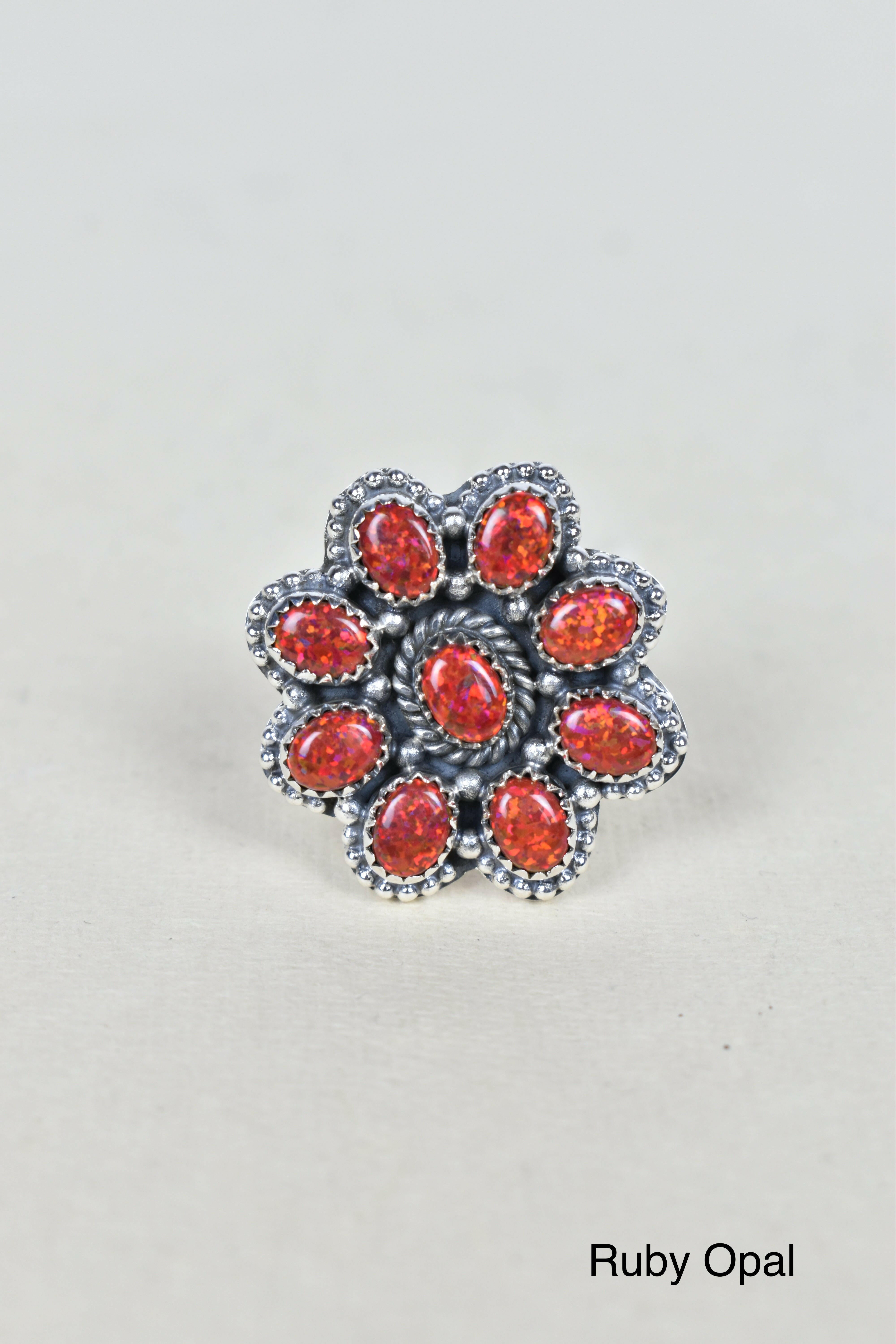 Cat O' Nine Jewels Ring-Cluster Rings-Krush Kandy, Women's Online Fashion Boutique Located in Phoenix, Arizona (Scottsdale Area)