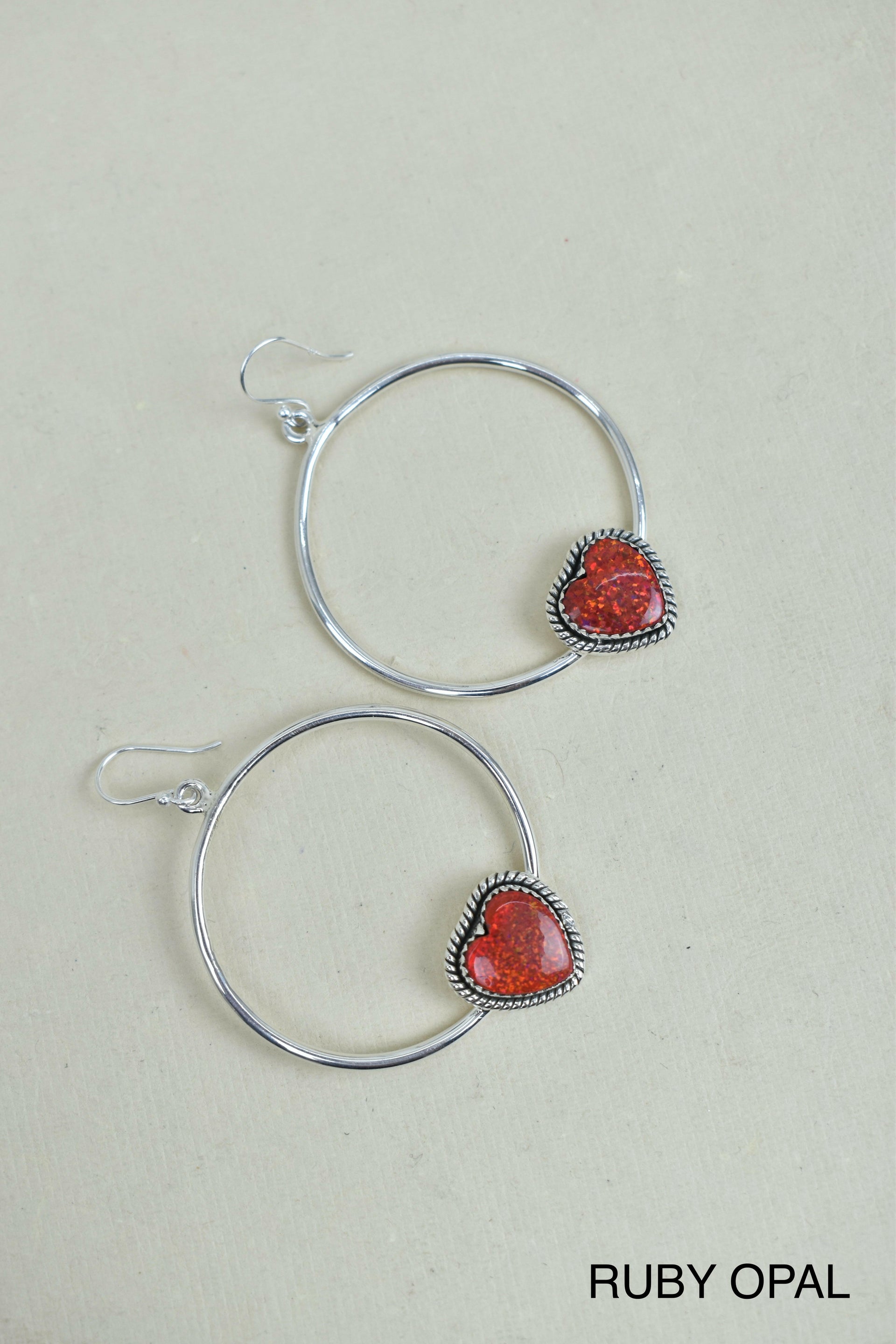 Heartfelt Hoop Earrings-Hoop Earrings-Krush Kandy, Women's Online Fashion Boutique Located in Phoenix, Arizona (Scottsdale Area)