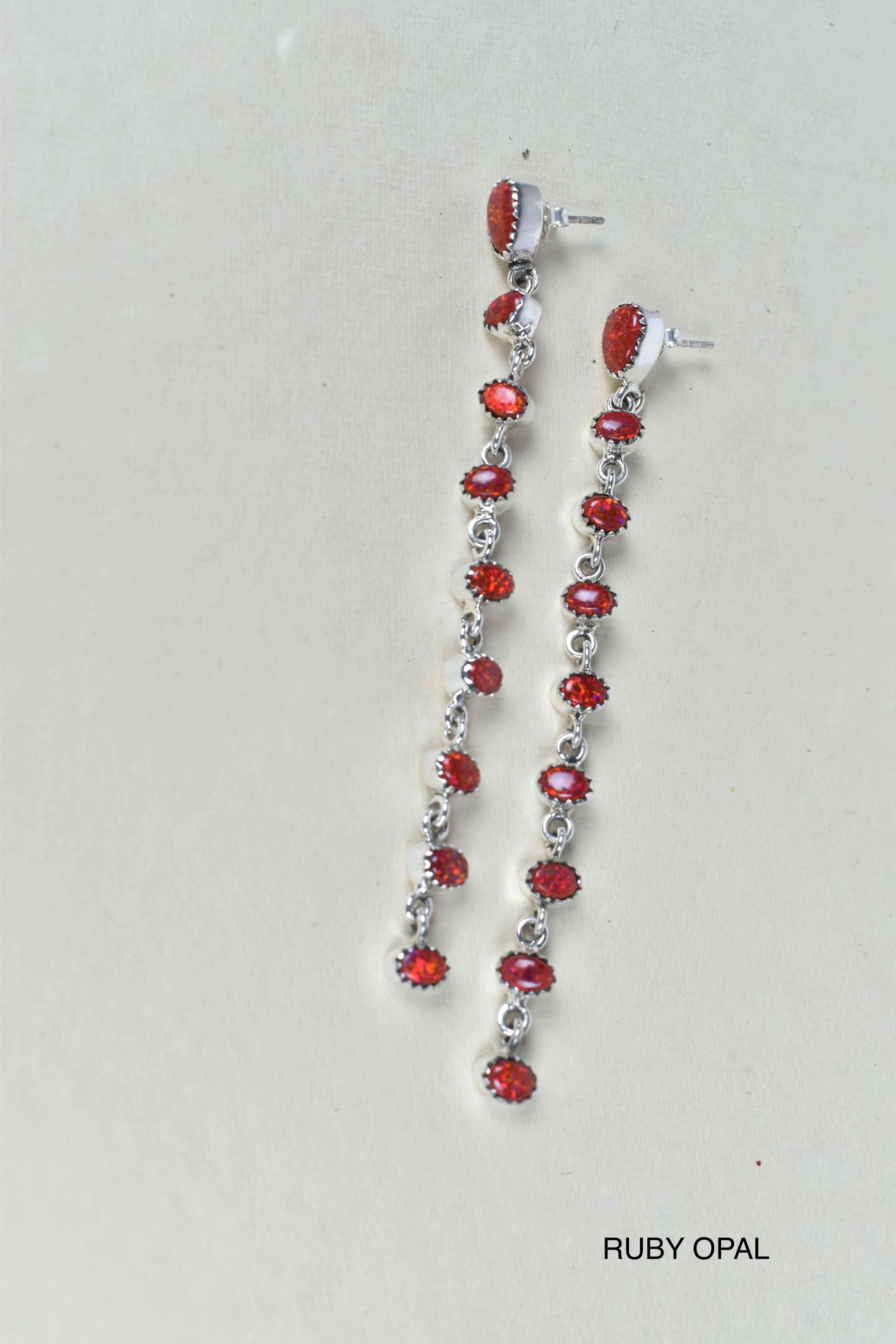 String Em Up Elegant Dangle Earrings MADE TO ORDER-Drop Earrings-Krush Kandy, Women's Online Fashion Boutique Located in Phoenix, Arizona (Scottsdale Area)