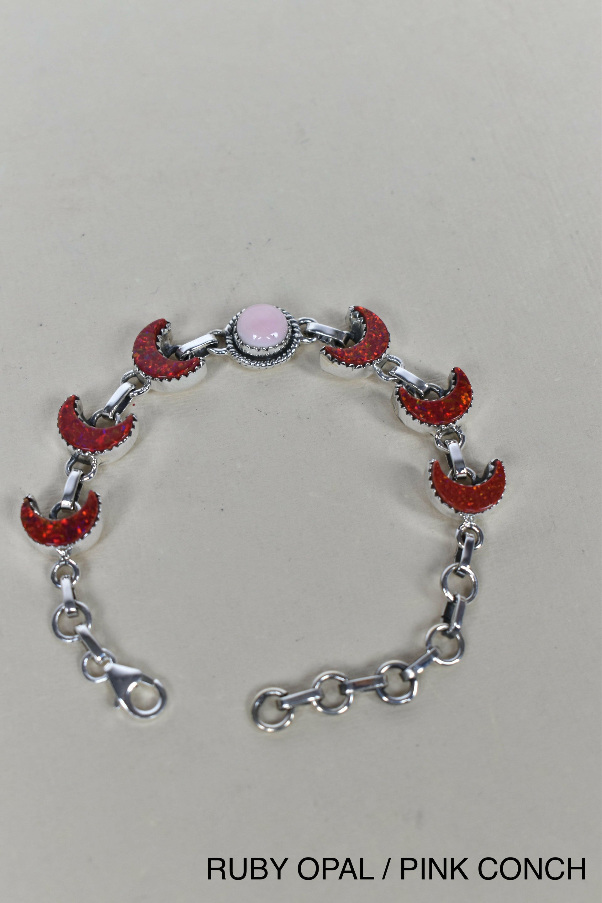 Lunar Crescent Charm Bracelet-Chain Bracelets-Krush Kandy, Women's Online Fashion Boutique Located in Phoenix, Arizona (Scottsdale Area)