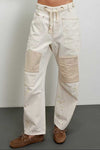 Wide Leg Patchwork Denim Pants-Denim-Krush Kandy, Women's Online Fashion Boutique Located in Phoenix, Arizona (Scottsdale Area)