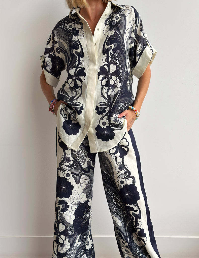 Floral 2pc Pant Set-Sets-Krush Kandy, Women's Online Fashion Boutique Located in Phoenix, Arizona (Scottsdale Area)