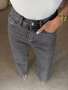 High Rise Rhinestone Denim Jeans-Denim-Krush Kandy, Women's Online Fashion Boutique Located in Phoenix, Arizona (Scottsdale Area)