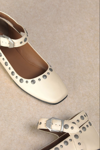 Mystic Mary Jane Studded Ballet Flat