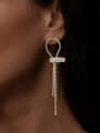 Tassel Vintage Pearl Drop Earring-Earrings-Krush Kandy, Women's Online Fashion Boutique Located in Phoenix, Arizona (Scottsdale Area)
