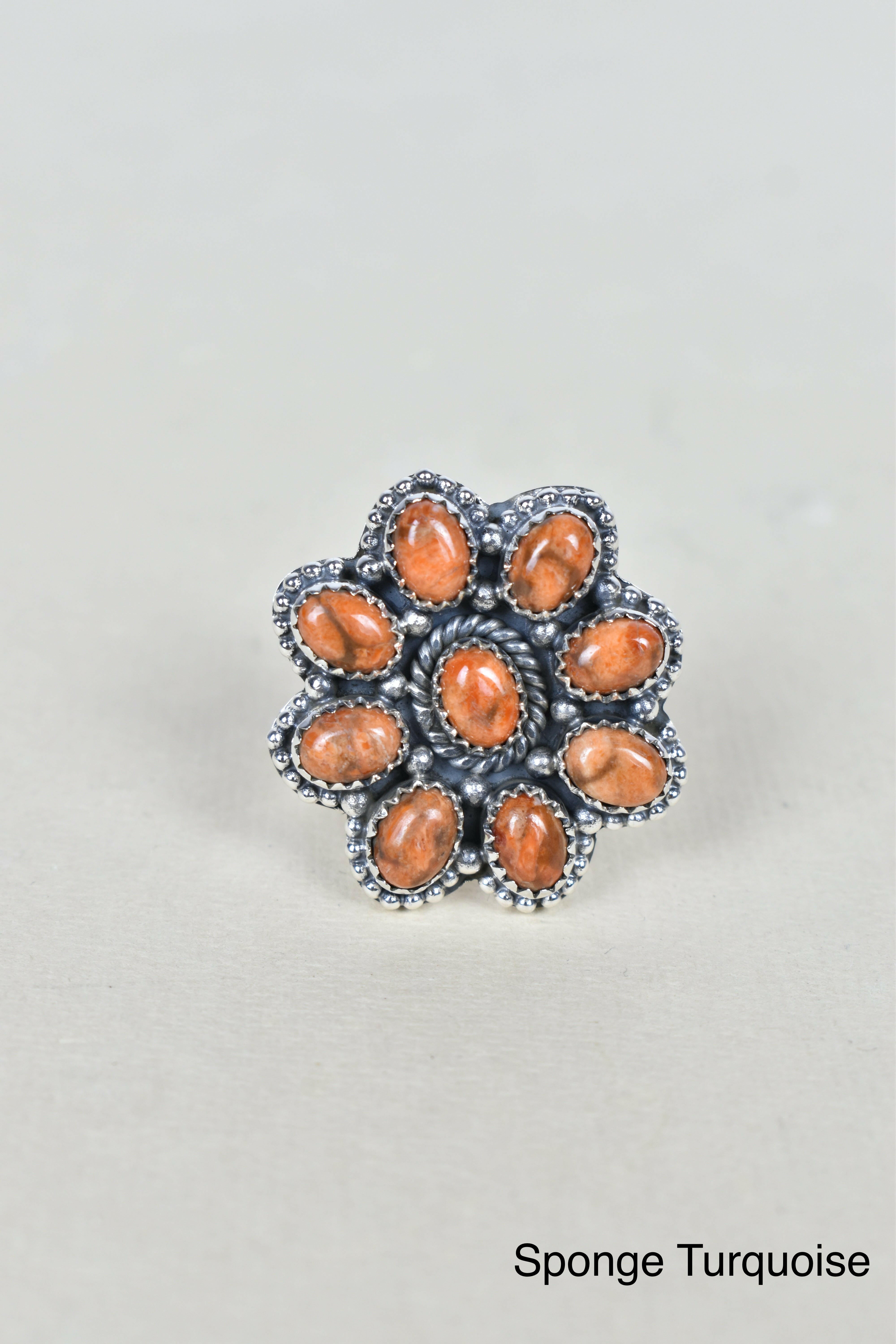 Cat O' Nine Jewels Ring-Cluster Rings-Krush Kandy, Women's Online Fashion Boutique Located in Phoenix, Arizona (Scottsdale Area)