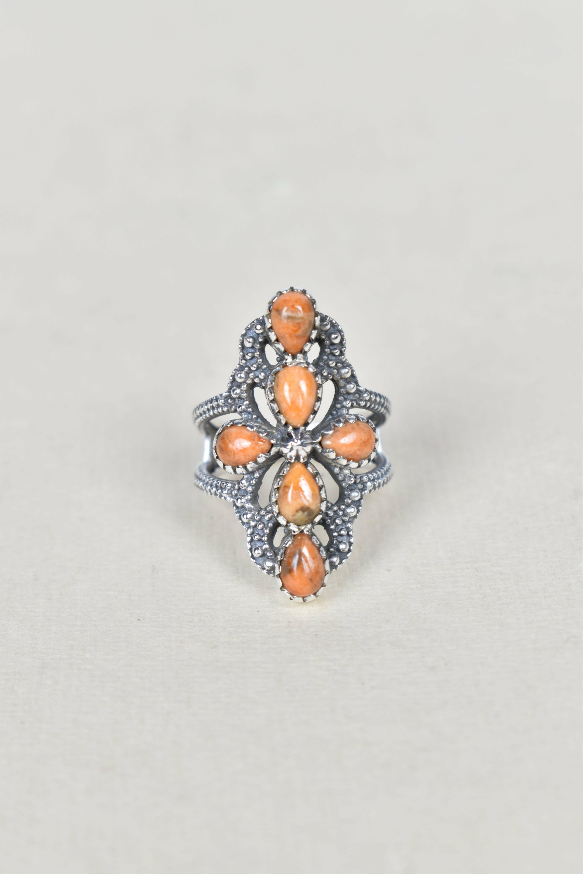 Victoria Sterling Silver Stone Crawler Ring-Crawler Rings-Krush Kandy, Women's Online Fashion Boutique Located in Phoenix, Arizona (Scottsdale Area)