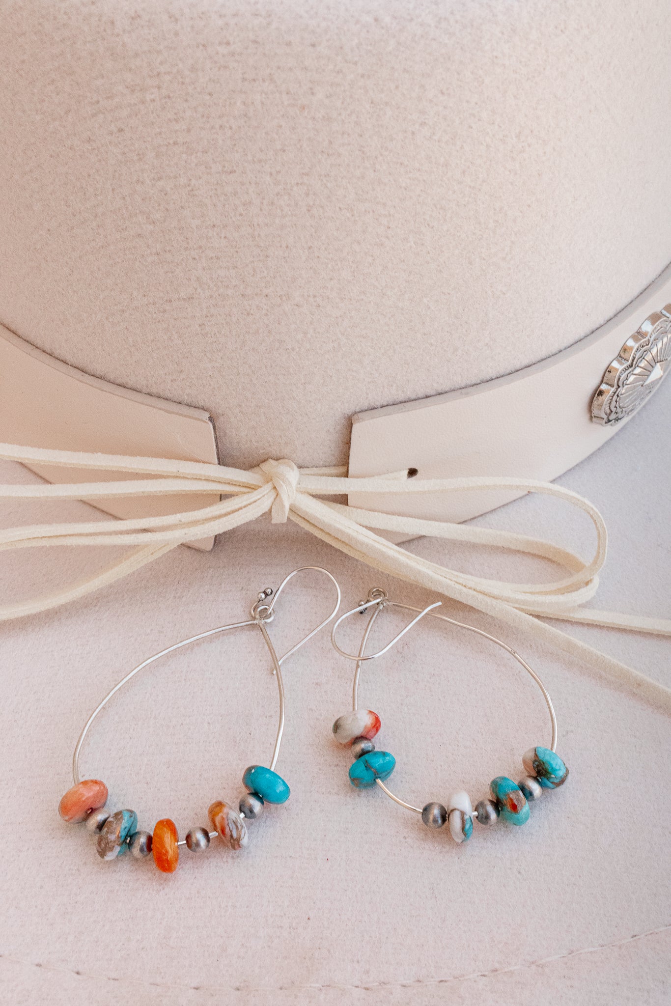 Summertime Copper Boho Desert Pearls Earrings-Earrings-Krush Kandy, Women's Online Fashion Boutique Located in Phoenix, Arizona (Scottsdale Area)