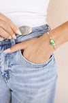 Stackable Sterling Silver Stone Cuffs-Bracelets-Krush Kandy, Women's Online Fashion Boutique Located in Phoenix, Arizona (Scottsdale Area)