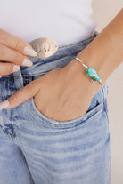 Stackable Sterling Silver Stone Cuffs-Bracelets-Krush Kandy, Women's Online Fashion Boutique Located in Phoenix, Arizona (Scottsdale Area)