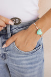 Stackable Sterling Silver Stone Cuffs-Bracelets-Krush Kandy, Women's Online Fashion Boutique Located in Phoenix, Arizona (Scottsdale Area)