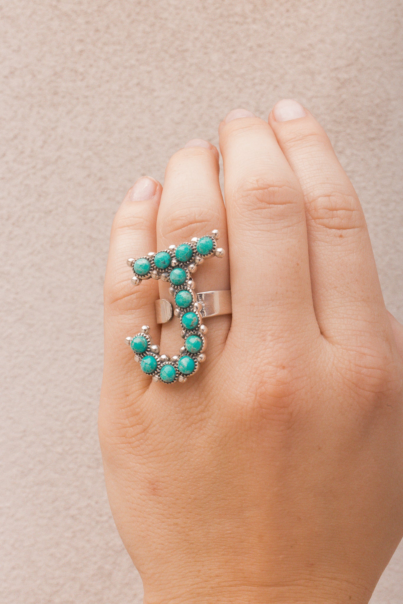 Sign Here Initial Stone Ring | MADE TO ORDER-Statement Rings-Krush Kandy, Women's Online Fashion Boutique Located in Phoenix, Arizona (Scottsdale Area)