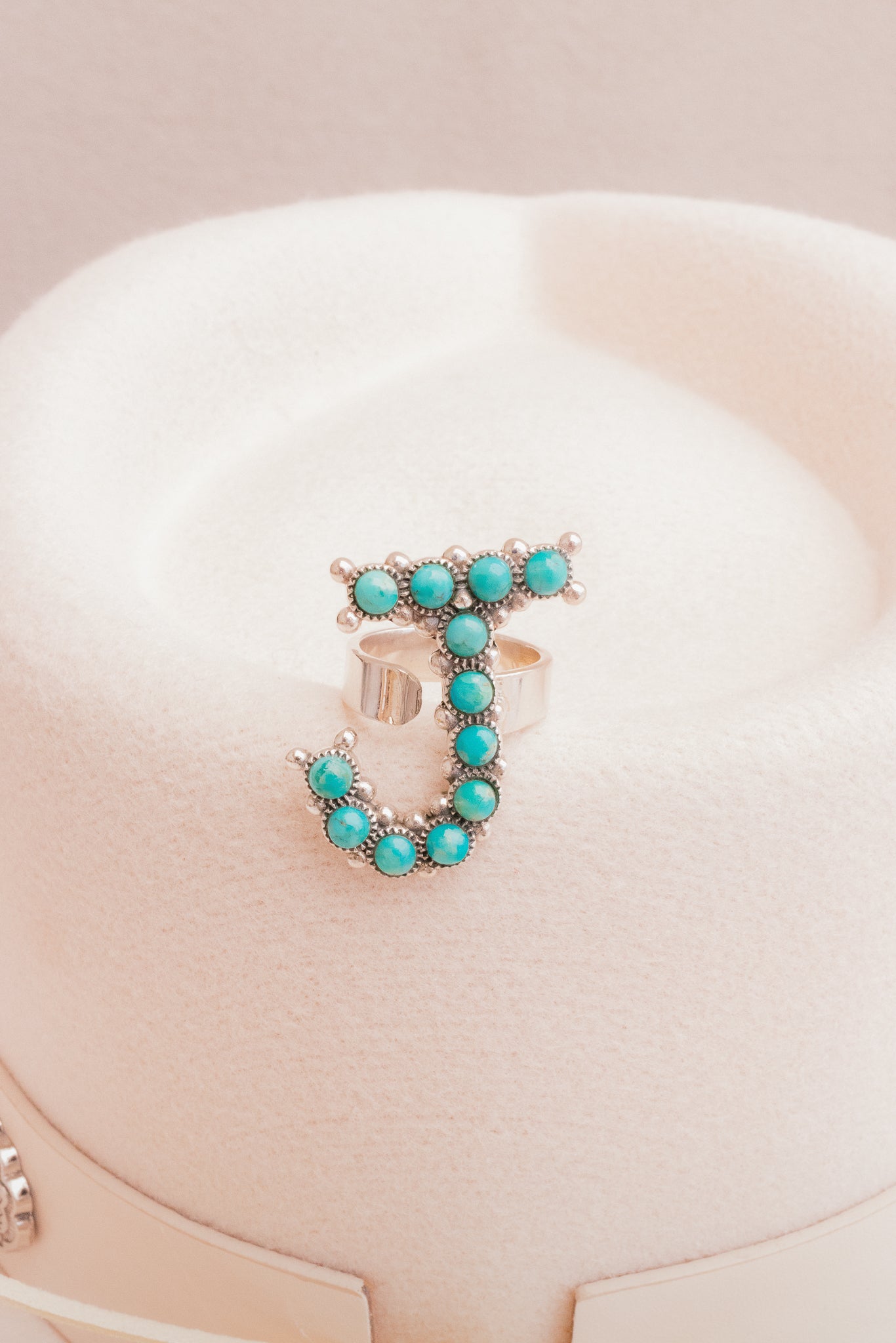 Sign Here Initial Stone Ring | MADE TO ORDER-Statement Rings-Krush Kandy, Women's Online Fashion Boutique Located in Phoenix, Arizona (Scottsdale Area)