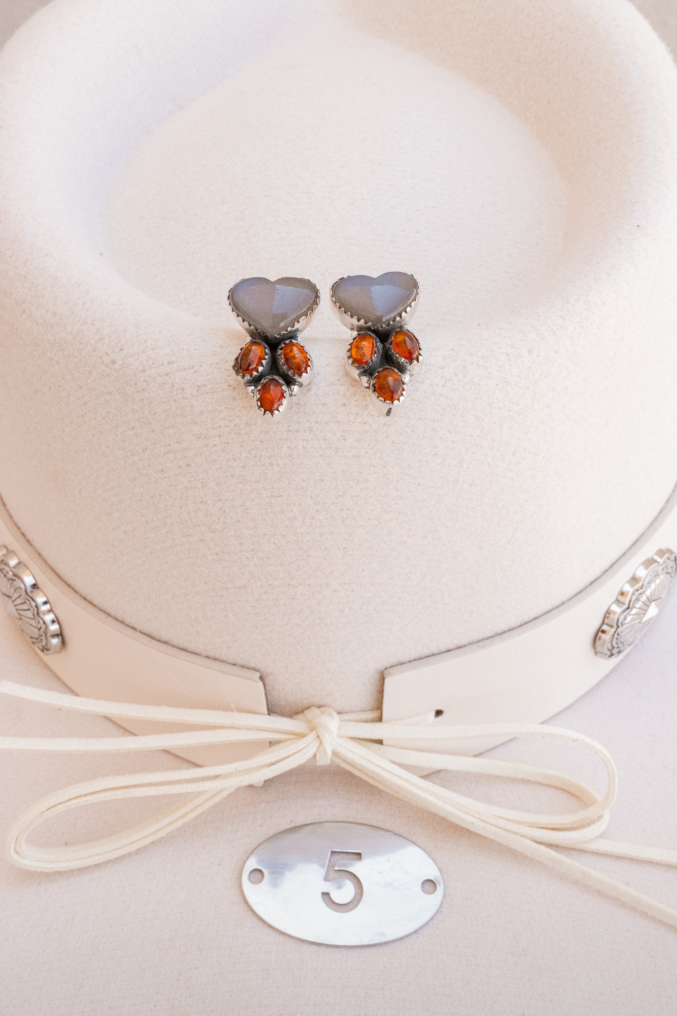 Multi Stone Drop Earrings-Stud Earrings-Krush Kandy, Women's Online Fashion Boutique Located in Phoenix, Arizona (Scottsdale Area)