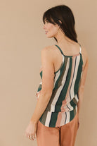 Take Your Time Striped Draped Tank | S-2X, 2 Colors-Tanks-Krush Kandy, Women's Online Fashion Boutique Located in Phoenix, Arizona (Scottsdale Area)