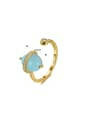 Natural Stone Geometric Trend Band Ring-Rings-Krush Kandy, Women's Online Fashion Boutique Located in Phoenix, Arizona (Scottsdale Area)