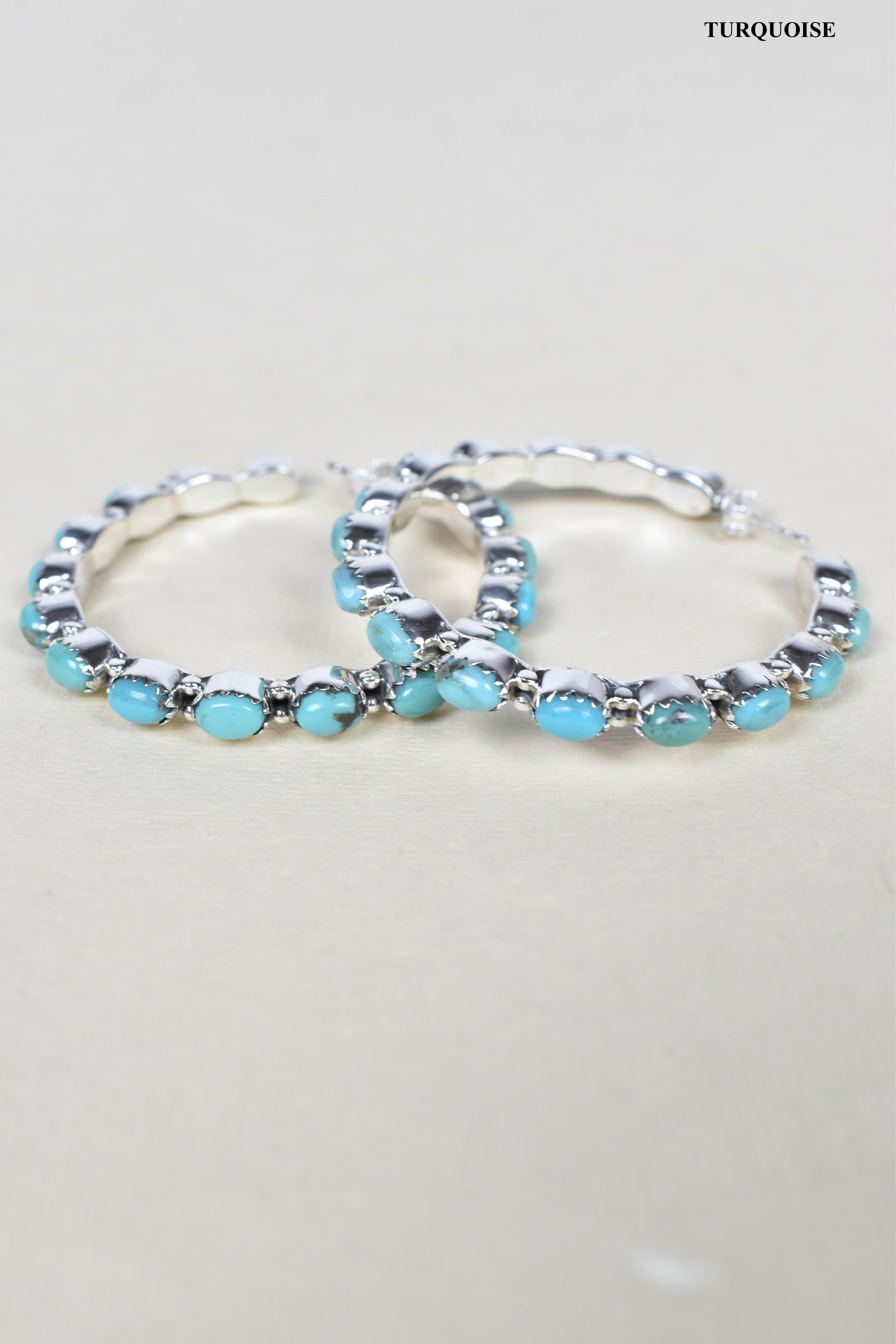 Tiffany Sterling Silver Hoop Earrings | PREORDER NOW OPEN-Hoop Earrings-Krush Kandy, Women's Online Fashion Boutique Located in Phoenix, Arizona (Scottsdale Area)