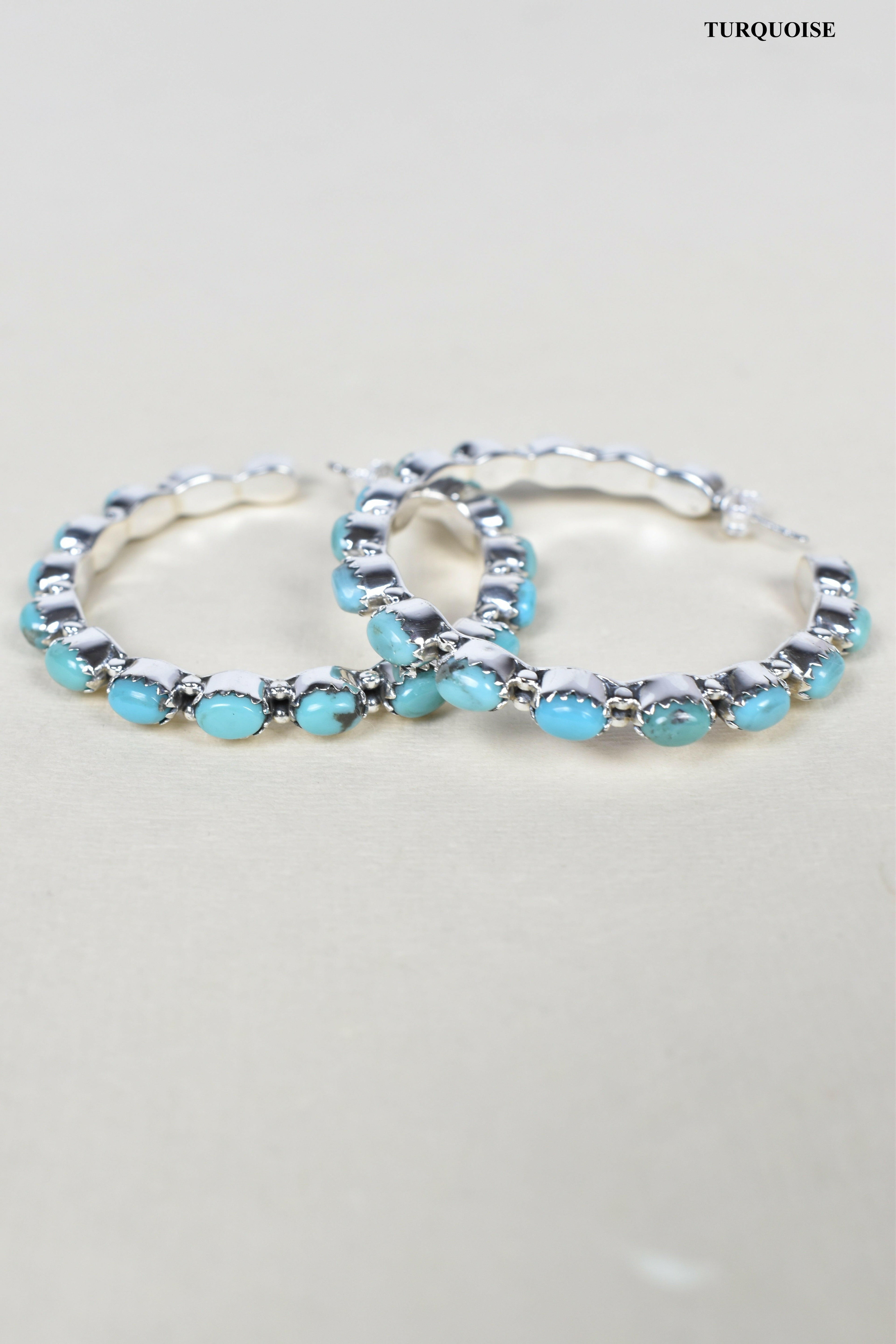 Tiffany Sterling Silver Hoop Earrings | PREORDER NOW OPEN-Hoop Earrings-Krush Kandy, Women's Online Fashion Boutique Located in Phoenix, Arizona (Scottsdale Area)