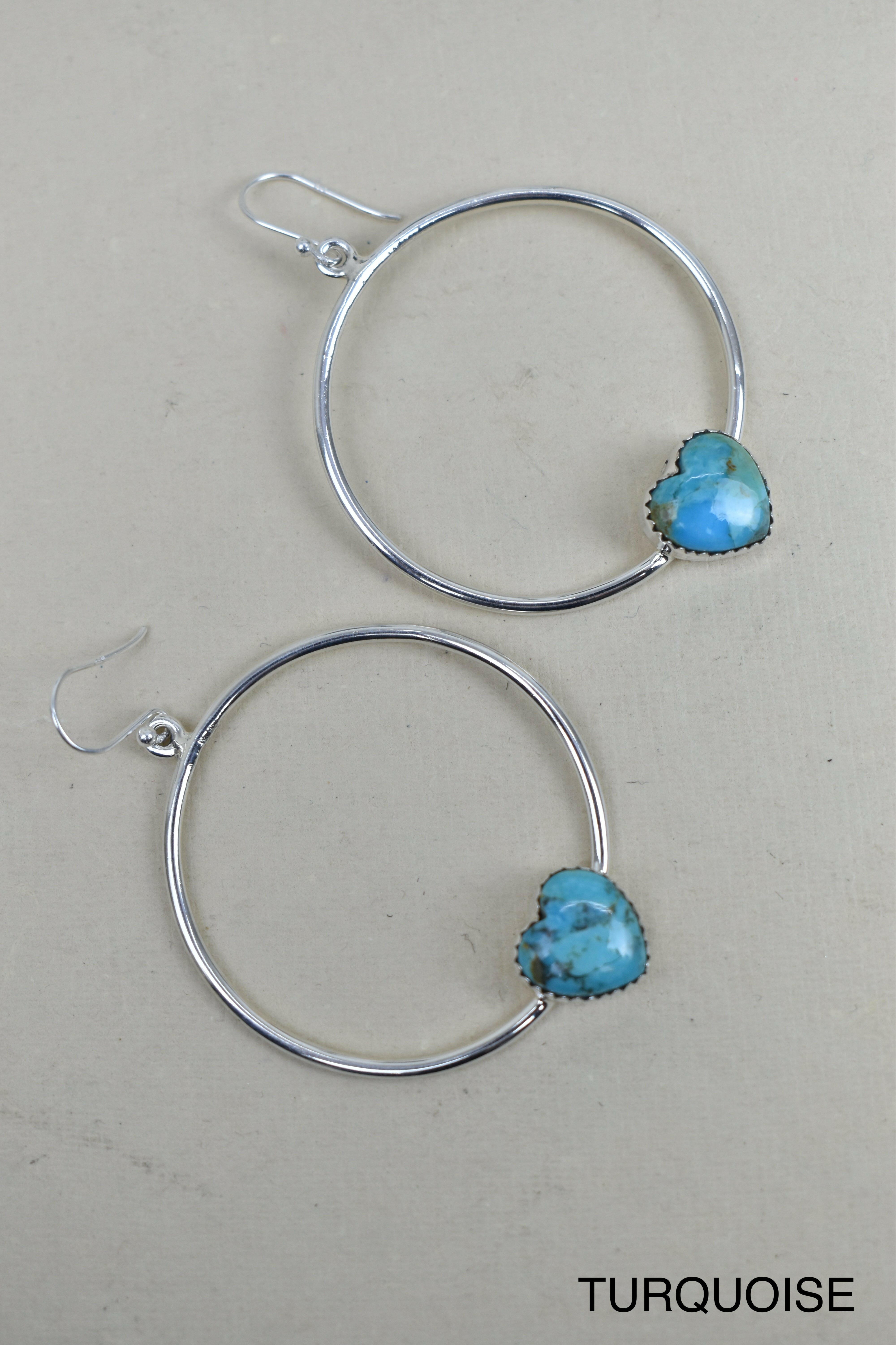 Heartfelt Hoop Earrings-Hoop Earrings-Krush Kandy, Women's Online Fashion Boutique Located in Phoenix, Arizona (Scottsdale Area)