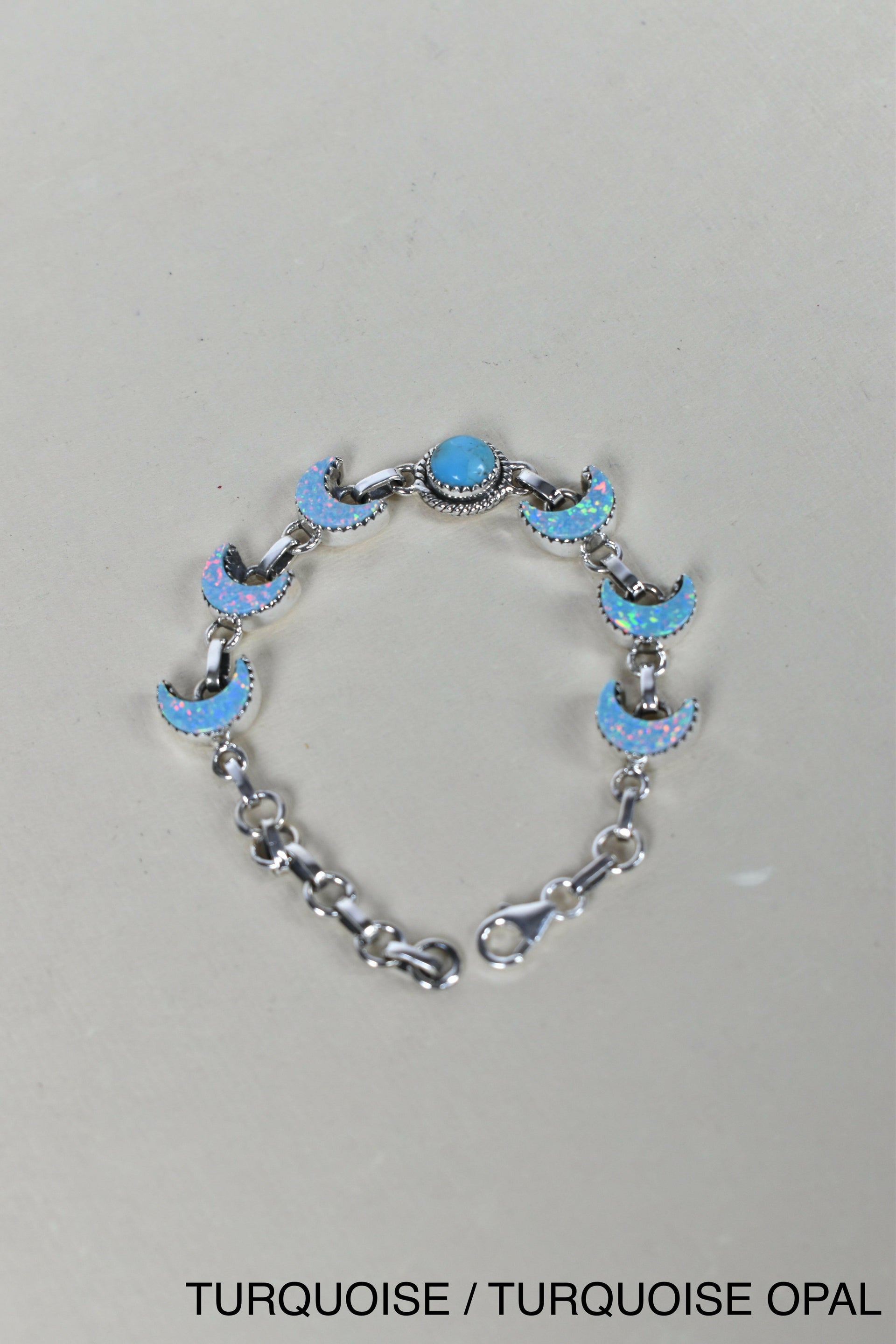 Lunar Crescent Charm Bracelet-Chain Bracelets-Krush Kandy, Women's Online Fashion Boutique Located in Phoenix, Arizona (Scottsdale Area)