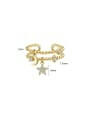 Cubic Zirconia Pentagram Minimalist Stackable Ring-Rings-Krush Kandy, Women's Online Fashion Boutique Located in Phoenix, Arizona (Scottsdale Area)