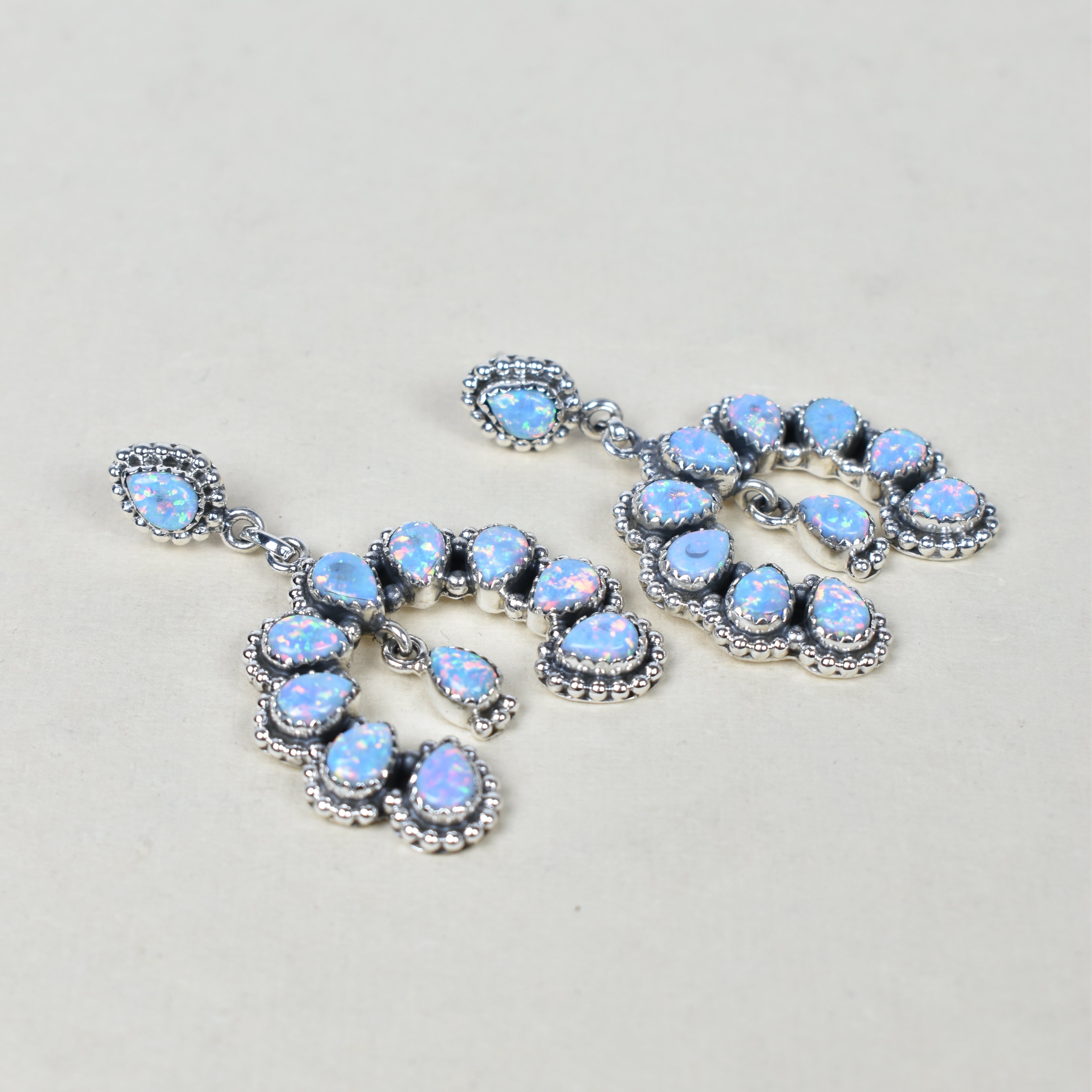 Double Luck Sterling Silver Earrings-Drop Earrings-Krush Kandy, Women's Online Fashion Boutique Located in Phoenix, Arizona (Scottsdale Area)