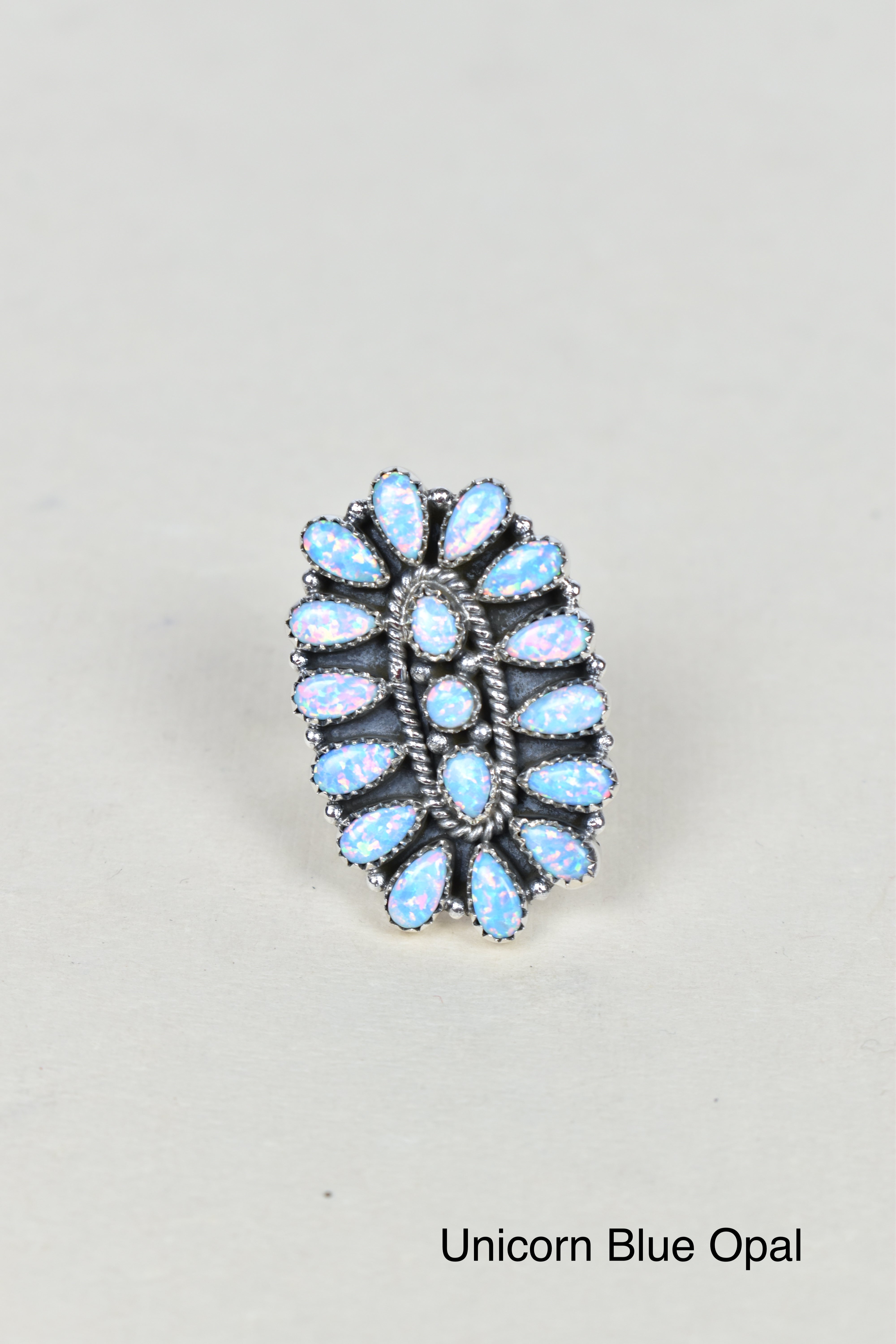 Stellar Sterling Silver Cluster Brooch Ring-Cluster Rings-Krush Kandy, Women's Online Fashion Boutique Located in Phoenix, Arizona (Scottsdale Area)