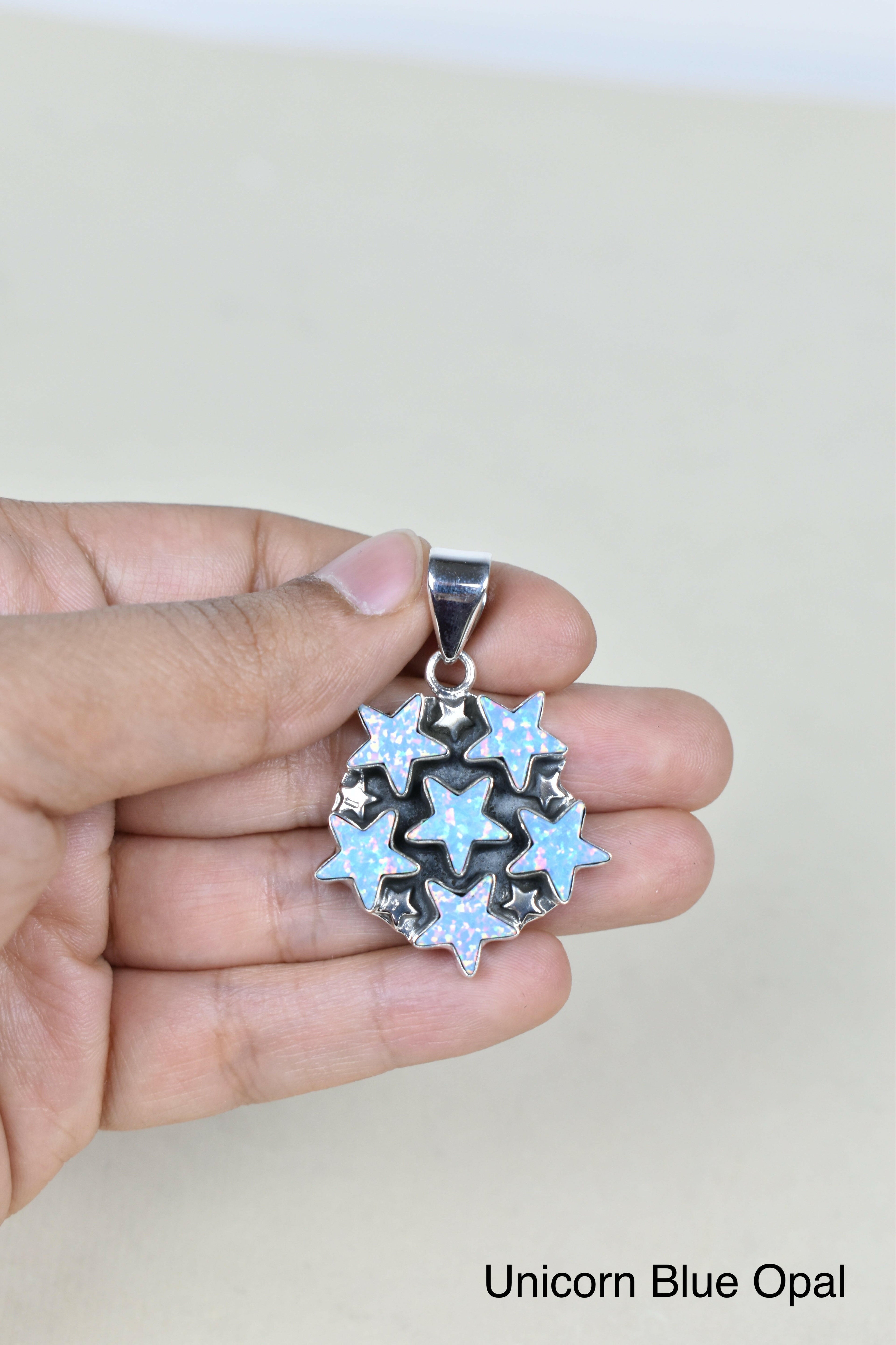 5 Star General Sterling Silver Pendant-Pendant Necklaces-Krush Kandy, Women's Online Fashion Boutique Located in Phoenix, Arizona (Scottsdale Area)