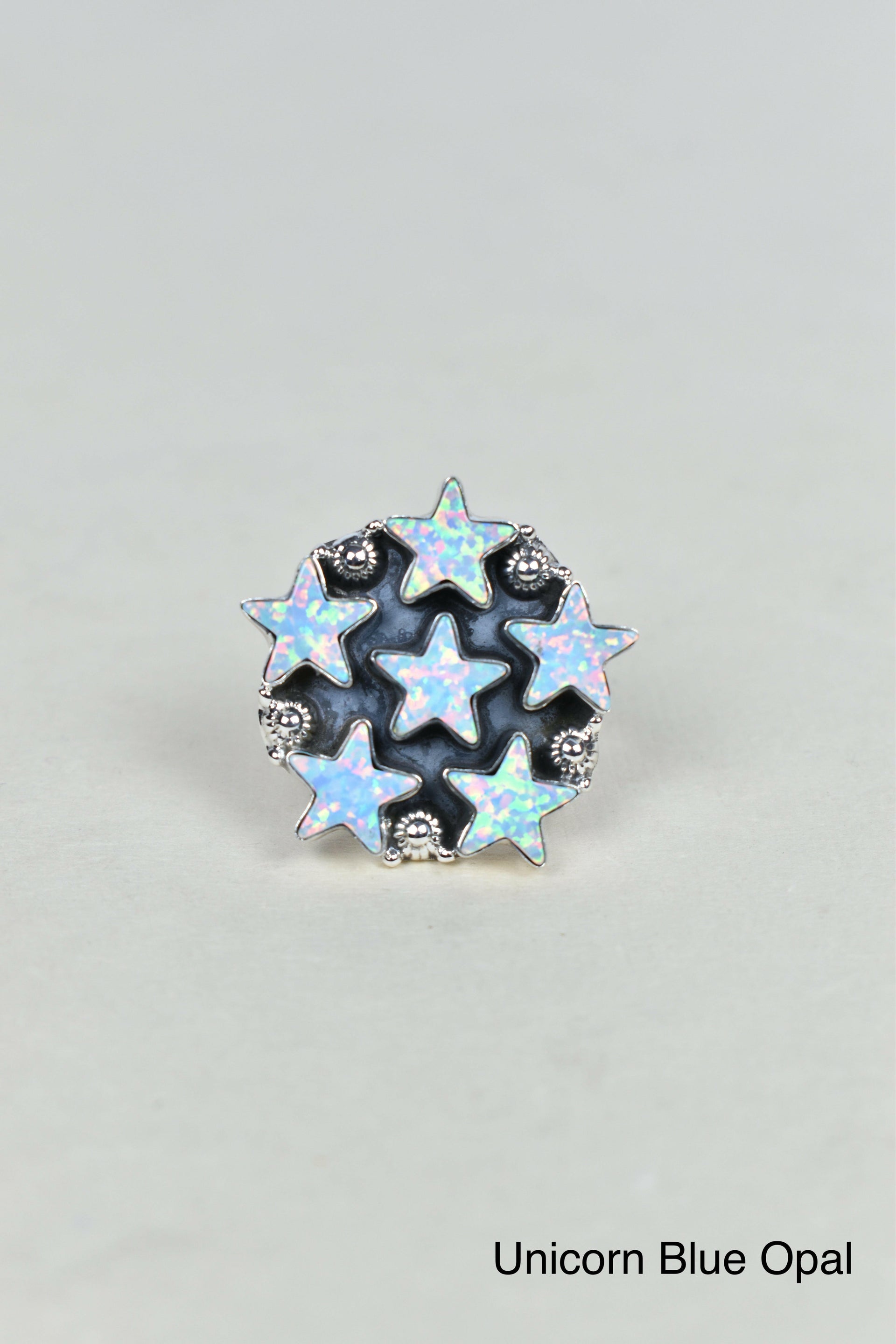 5 Star General Sterling Silver Ring-Cluster Rings-Krush Kandy, Women's Online Fashion Boutique Located in Phoenix, Arizona (Scottsdale Area)