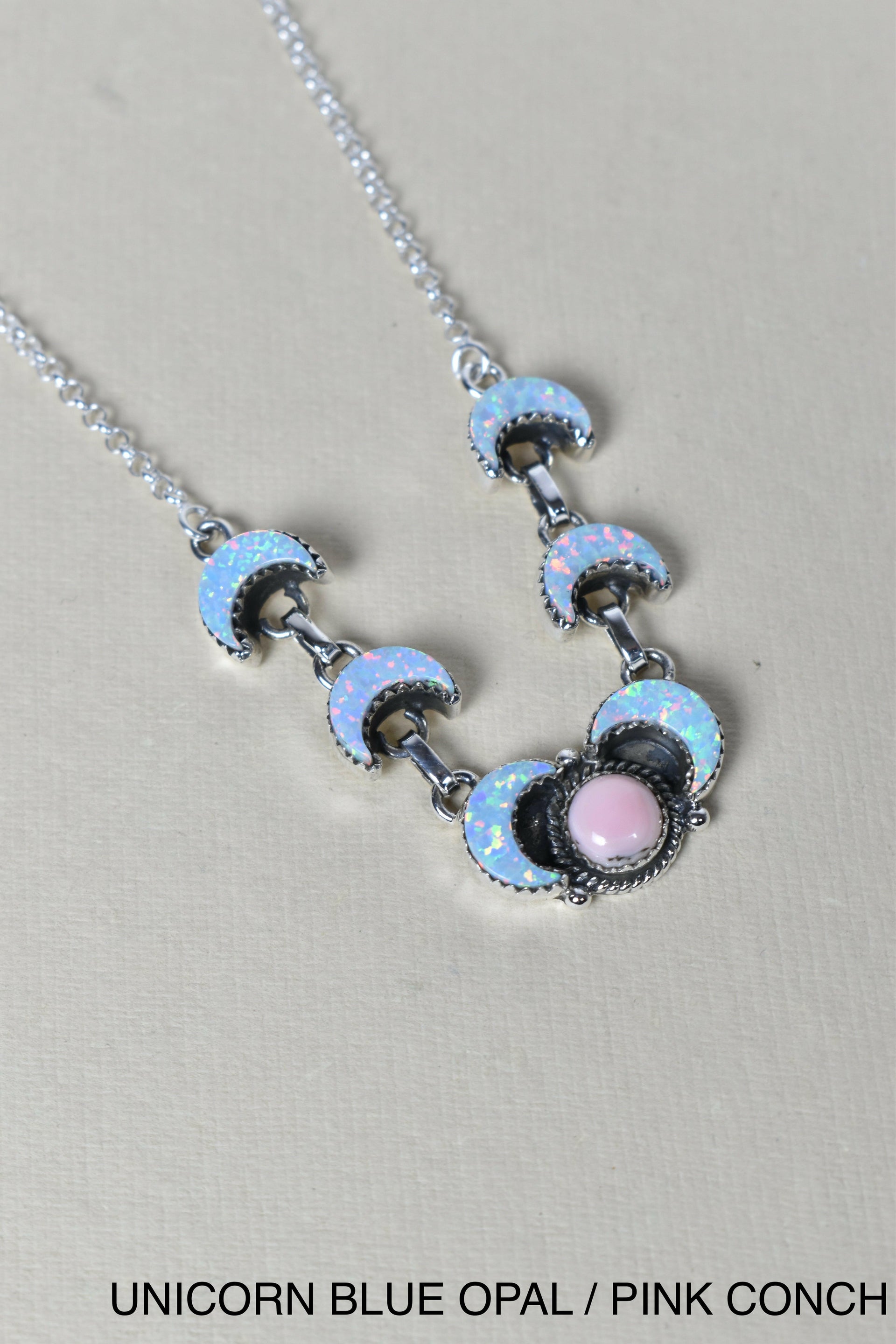 Lunar Crescent Necklace-Chain Necklaces-Krush Kandy, Women's Online Fashion Boutique Located in Phoenix, Arizona (Scottsdale Area)