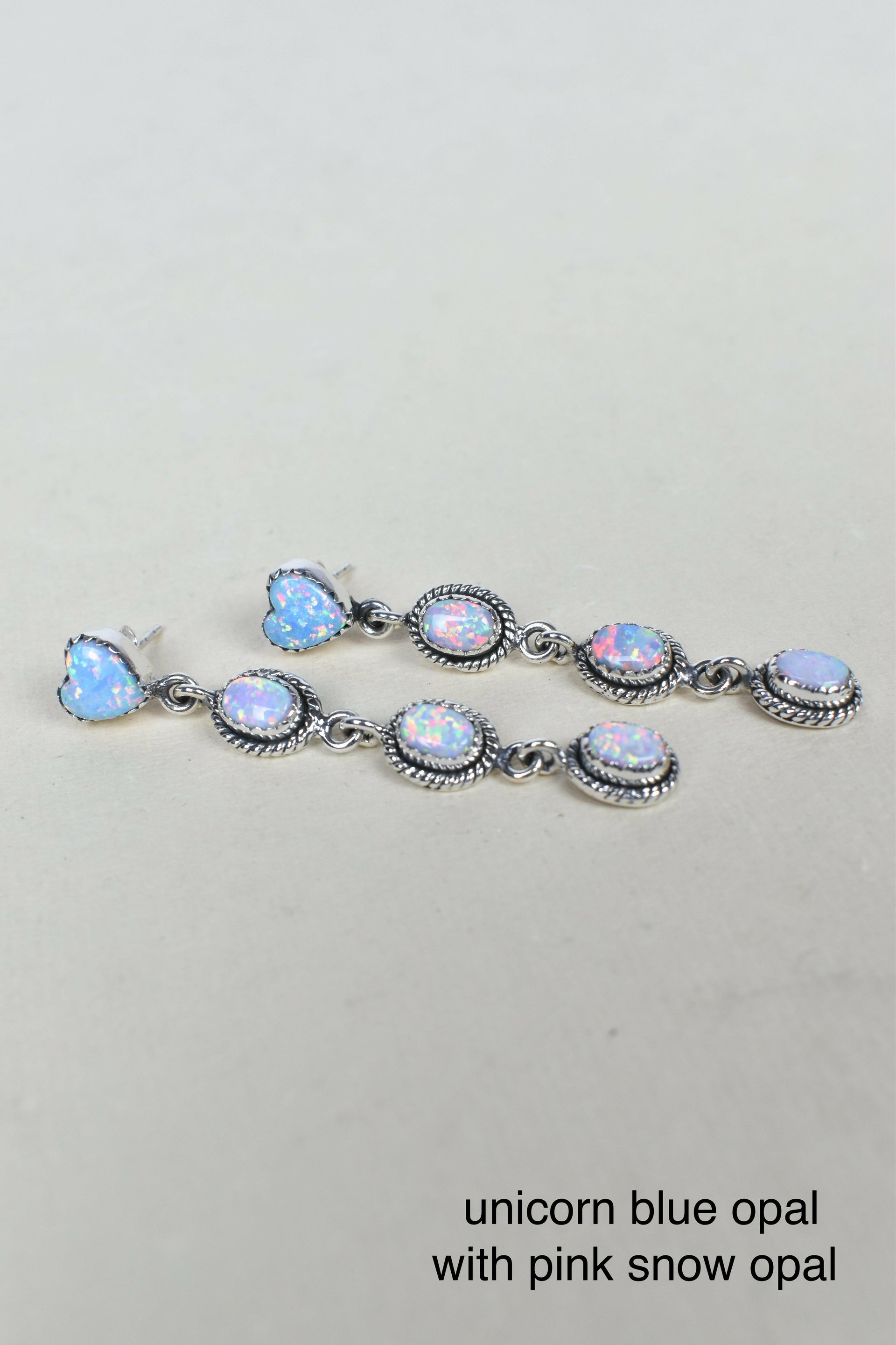 Heart And Stone Dangle Earrings-Drop Earrings-Krush Kandy, Women's Online Fashion Boutique Located in Phoenix, Arizona (Scottsdale Area)