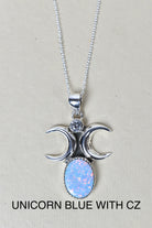 Dual Crescent Moon Celestial Necklace-Necklaces-Krush Kandy, Women's Online Fashion Boutique Located in Phoenix, Arizona (Scottsdale Area)