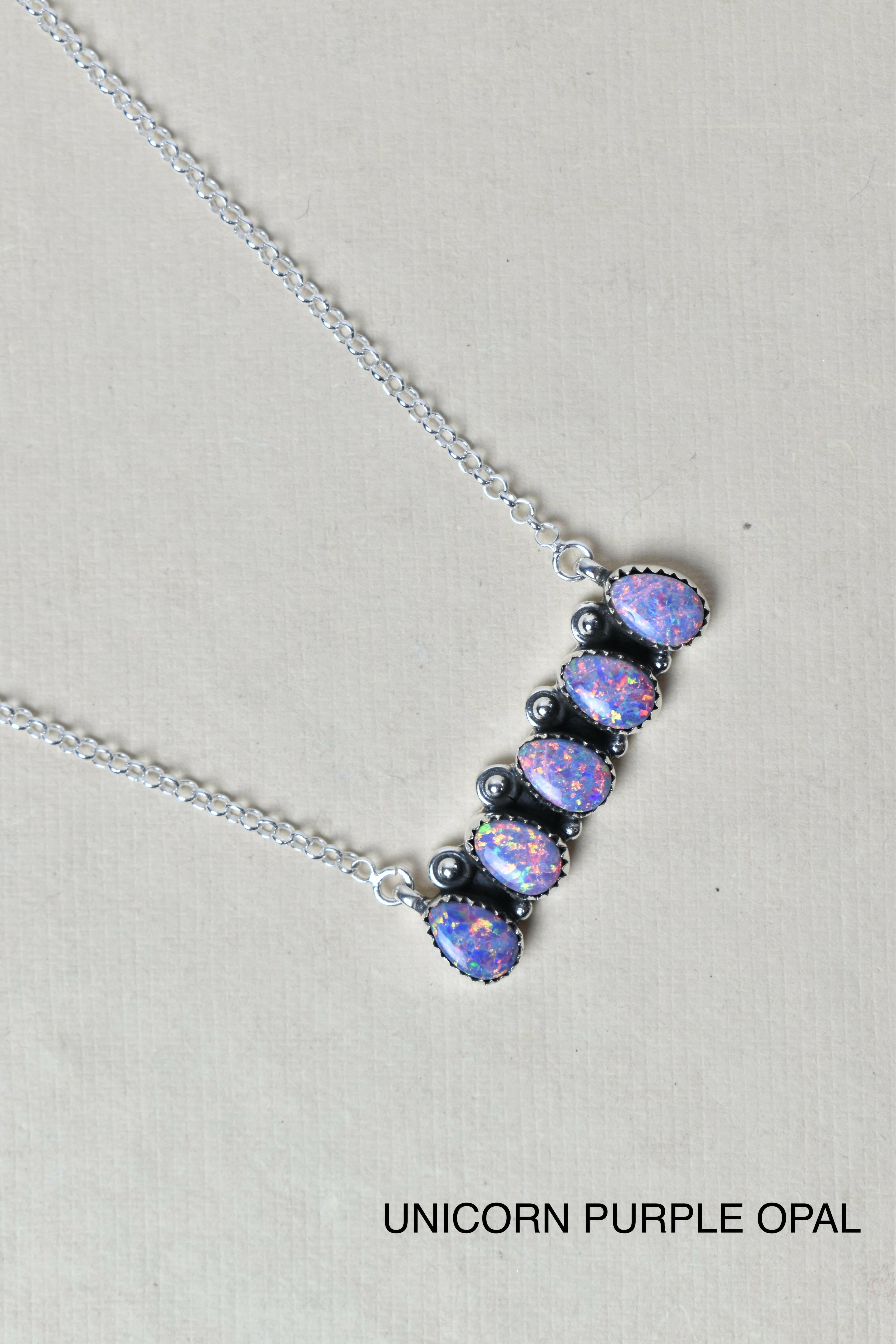 Quintabulous Sterling Silver Necklace-Bar Necklaces-Krush Kandy, Women's Online Fashion Boutique Located in Phoenix, Arizona (Scottsdale Area)