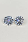 Sterling Silver Daisy Concho Stud Earrings-Stud Earrings-Krush Kandy, Women's Online Fashion Boutique Located in Phoenix, Arizona (Scottsdale Area)