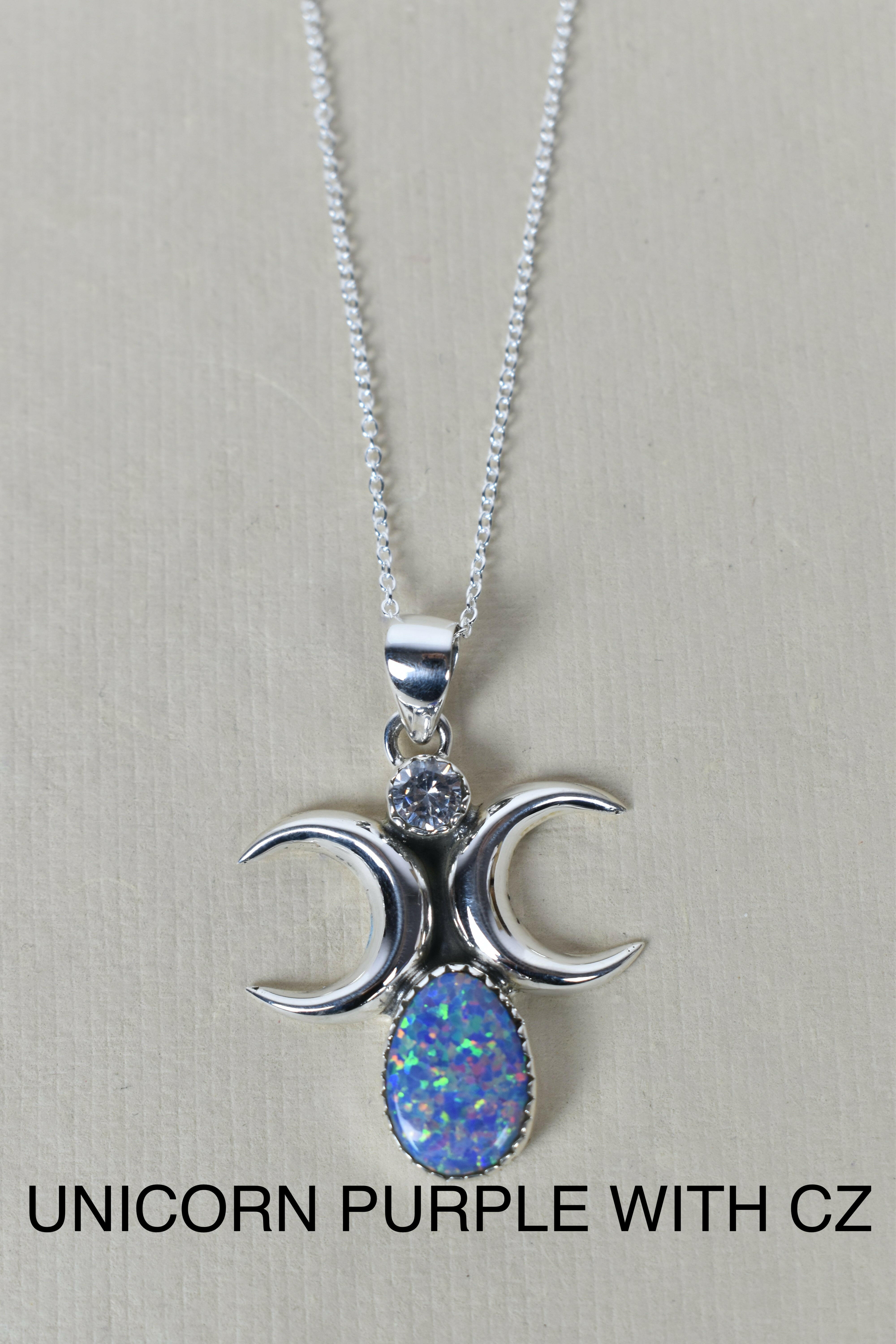 Dual Crescent Moon Celestial Necklace-Chain Necklaces-Krush Kandy, Women's Online Fashion Boutique Located in Phoenix, Arizona (Scottsdale Area)