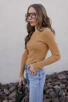 Luxe Ribbed Crew Sweater-Tops-Krush Kandy, Women's Online Fashion Boutique Located in Phoenix, Arizona (Scottsdale Area)