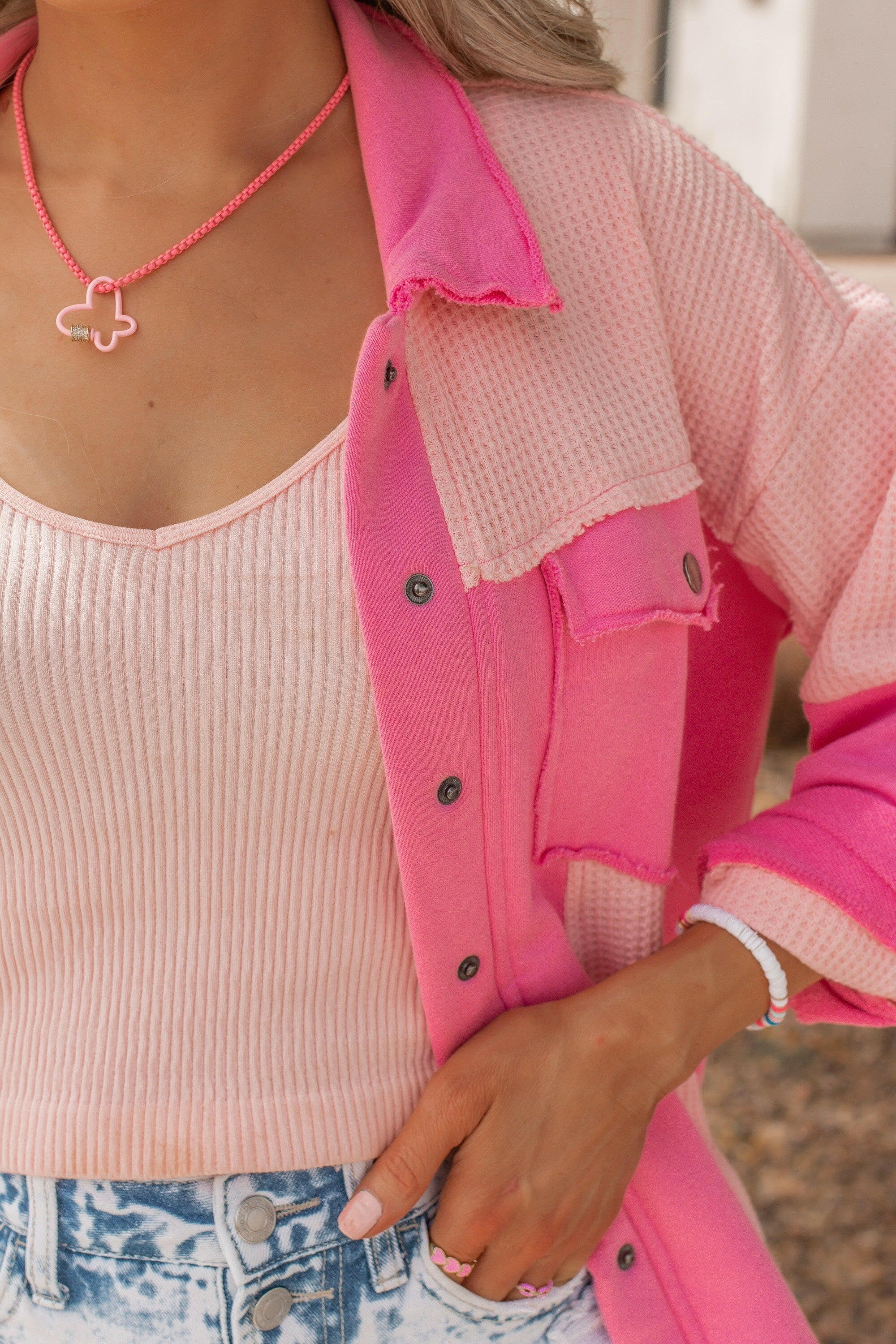 (7 Options) Floating Butterfly Enamel Chain Link Necklace-Necklaces-Krush Kandy, Women's Online Fashion Boutique Located in Phoenix, Arizona (Scottsdale Area)